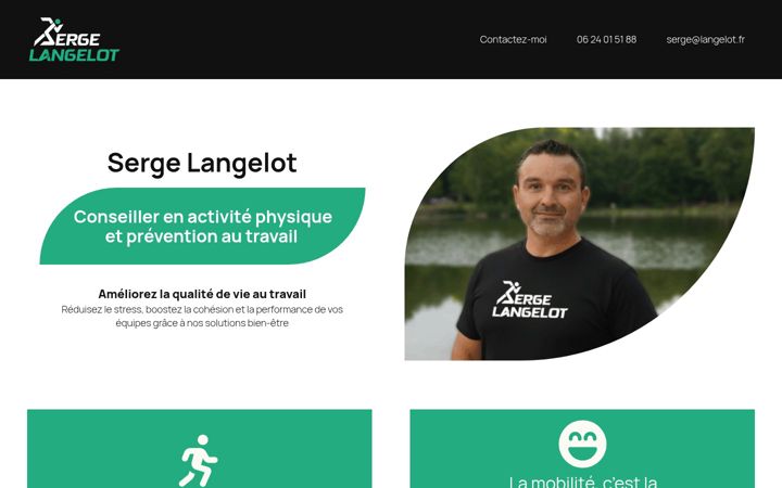 Screenshot of langelot.fr