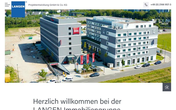 Screenshot of langen-immobilienholding.de