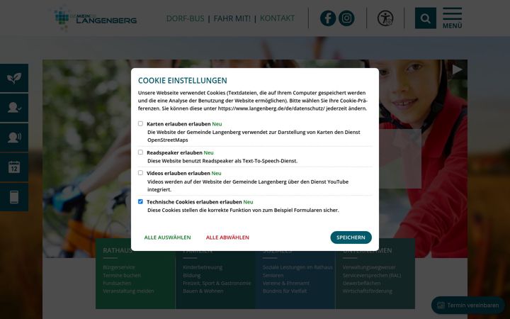 Screenshot of langenberg.de