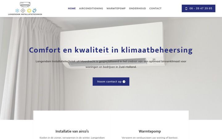 Screenshot of langendaminstallatietechniek.nl