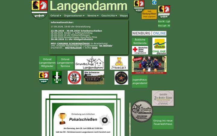 Screenshot of langendamm.de