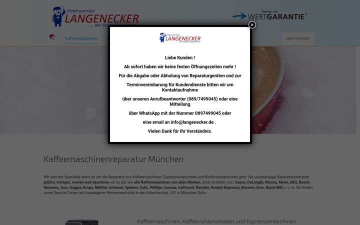 Screenshot of langenecker.de