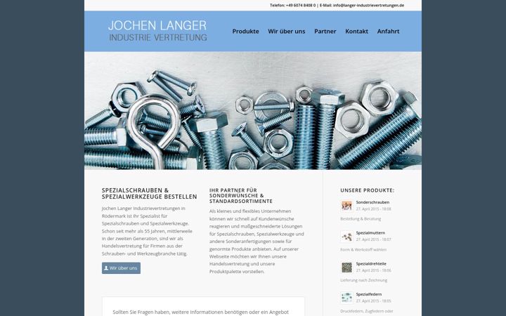 Screenshot of langer-industrievertretungen.de