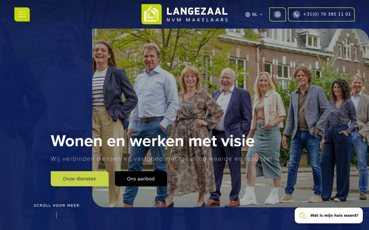 Screenshot of langezaal.nl