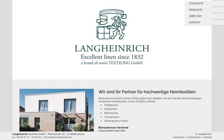 Screenshot of langheinrich.de