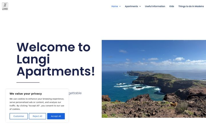 Screenshot of langi-apartments.eu