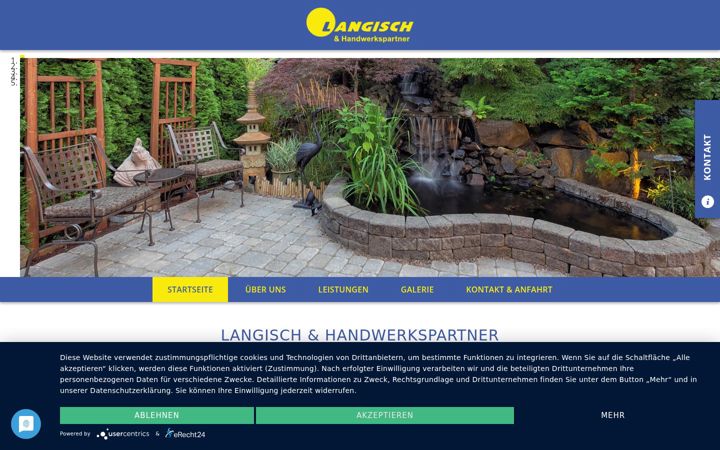 Screenshot of langisch-handwerkspartner.de