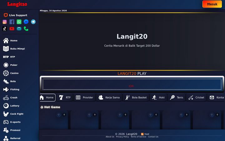 Screenshot of langit20.org
