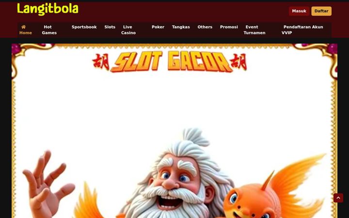 Screenshot of langitbola.net