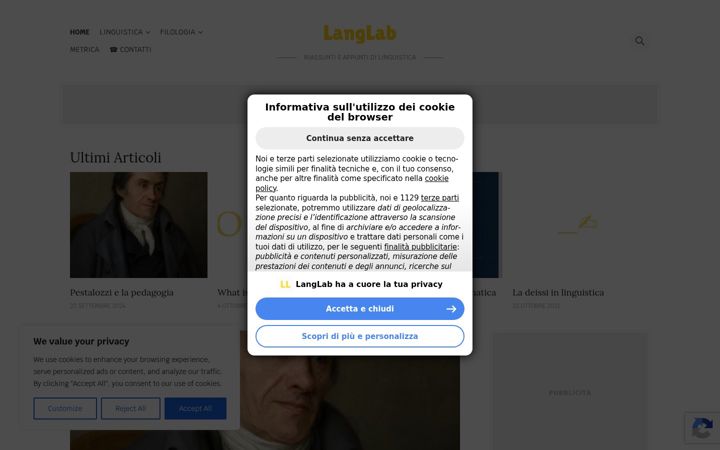 Screenshot of langlab.altervista.org