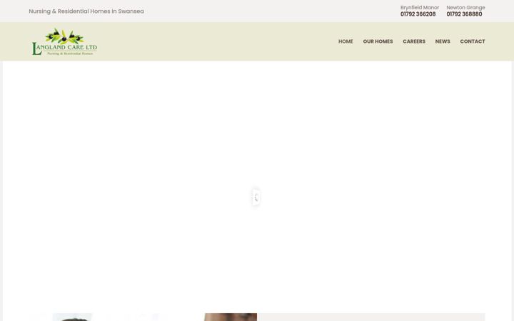 Screenshot of langlandcareltd.co.uk