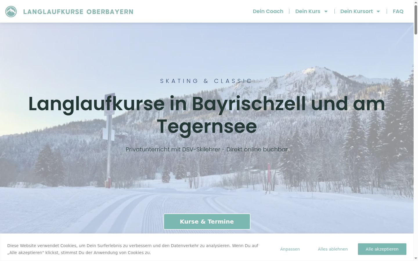 Screenshot tal-banner tal-kunsens muri qabel kwalunkwe interazzjoni