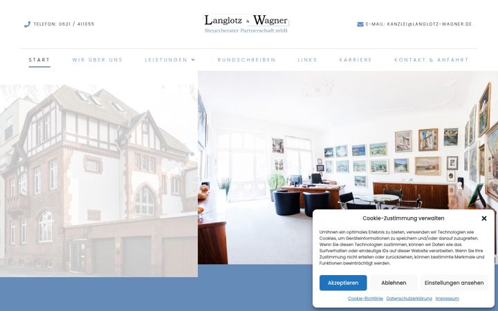 Screenshot of langlotz-wagner.de