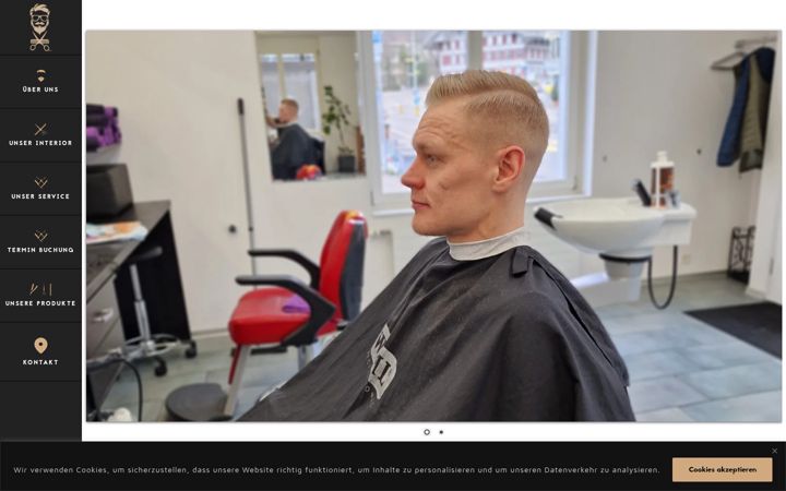 Screenshot of langnau-coiffeur.ch