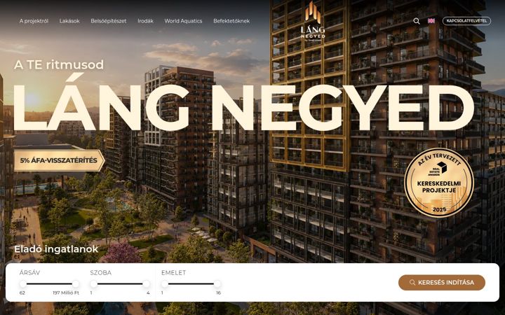 Screenshot of langnegyed.hu