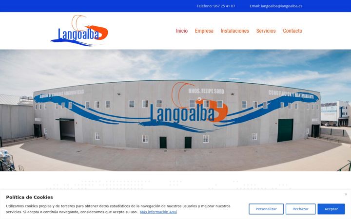 Screenshot of langoalba.es