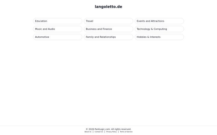 Screenshot of langoletto.de