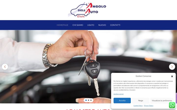 Screenshot of langolodellauto.com