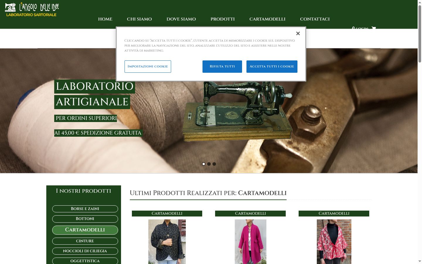 Screenshot tal-banner tal-kunsens muri qabel kwalunkwe interazzjoni