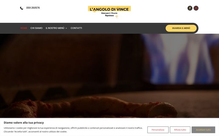 Screenshot of langolodivince.it