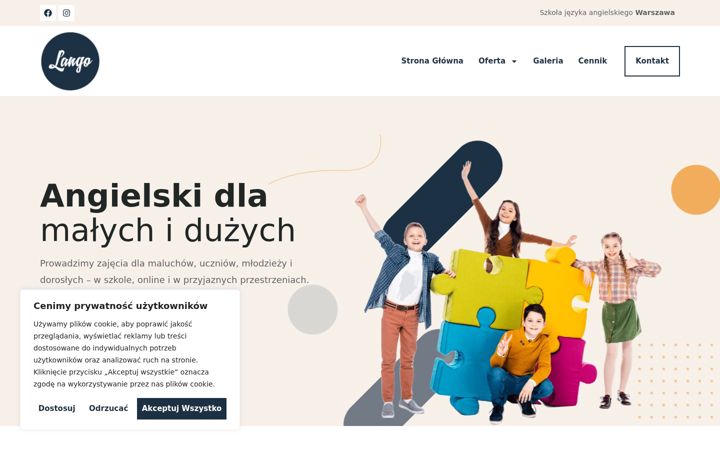 Screenshot of langoschool.pl