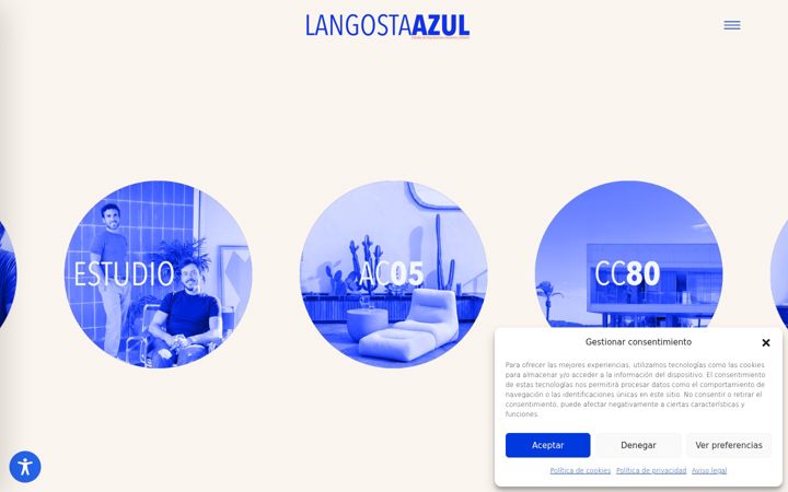 Screenshot of langostaazul.com
