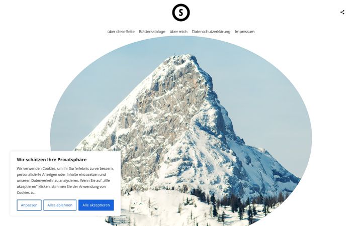 Screenshot of langsamfotografie.de