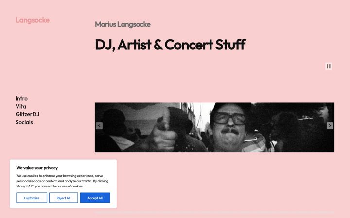 Screenshot of langsocke.com