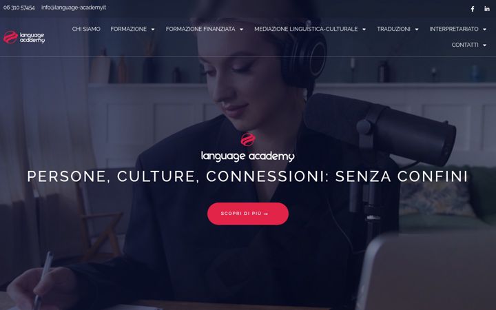 Screenshot of language-academy.it