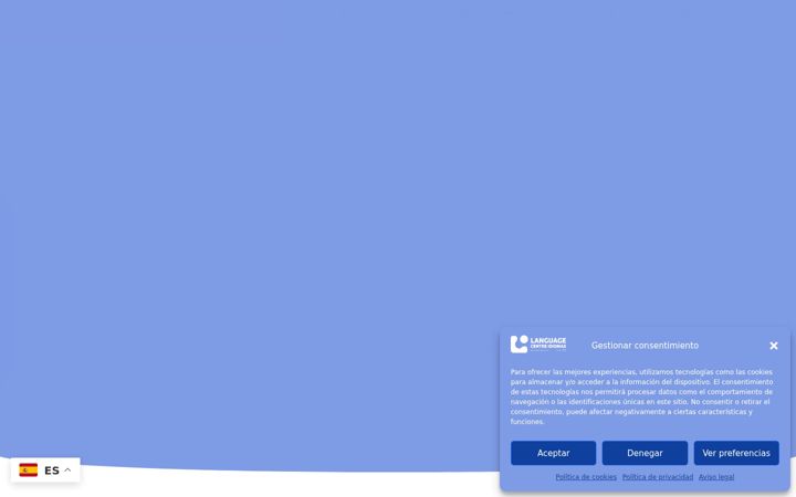 Screenshot of languagecentre.es