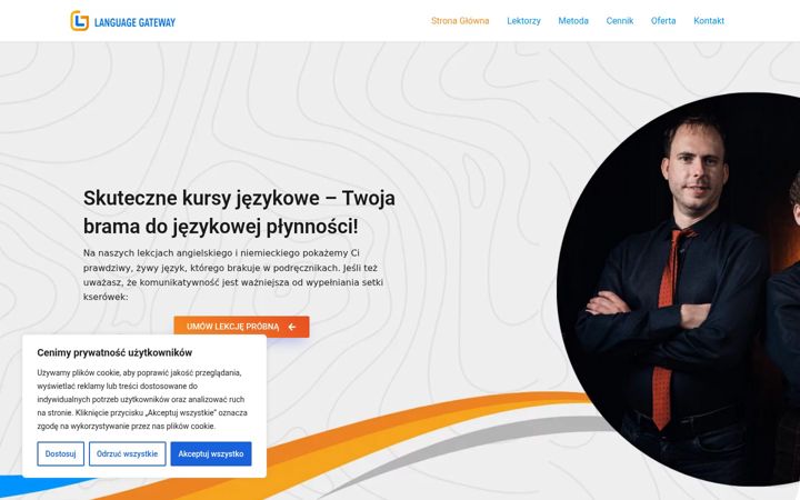 Screenshot of languagegateway.pl