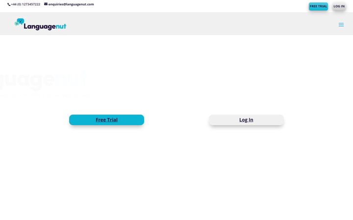 Screenshot of languagenut.com