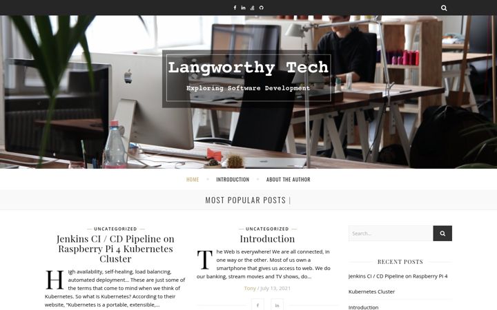 Screenshot of langworthytech.com