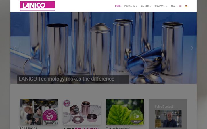Screenshot of lanico.de