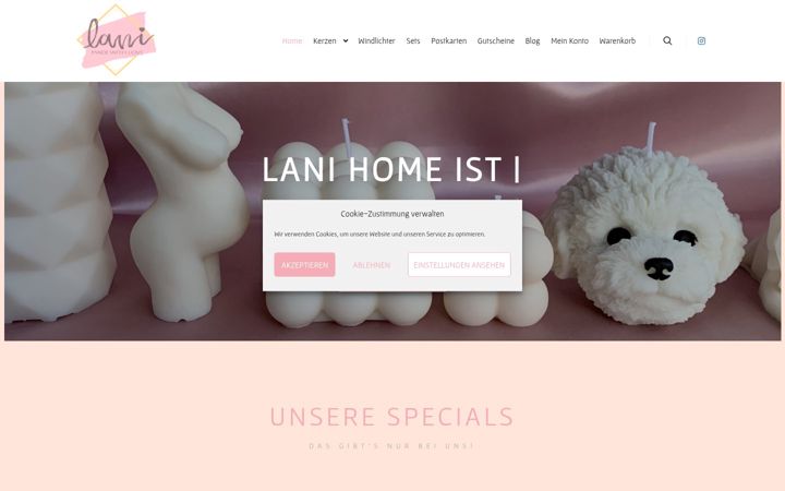 Screenshot of lanihome.de