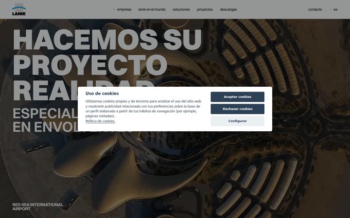 Screenshot of lanik.com
