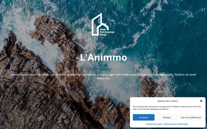 Screenshot of lanimmo.fr