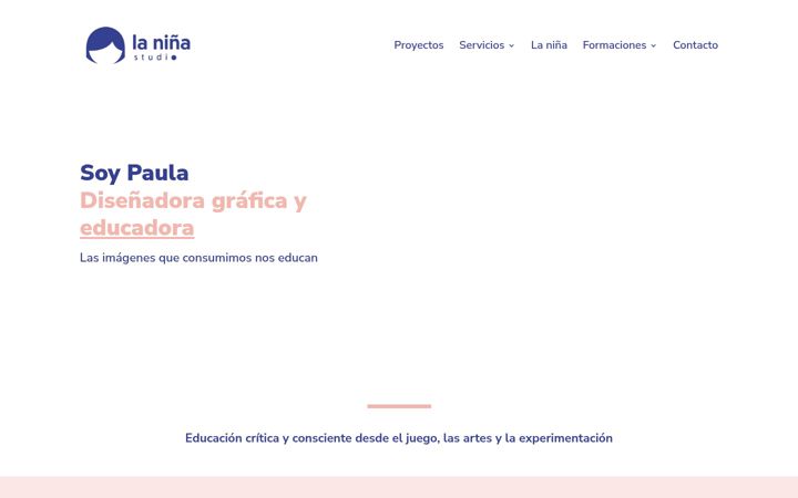 Screenshot of laninastudio.com