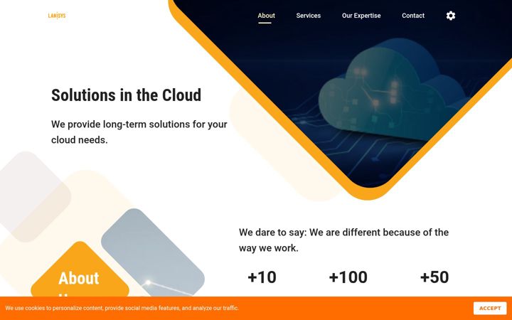 Screenshot of lanisys.com