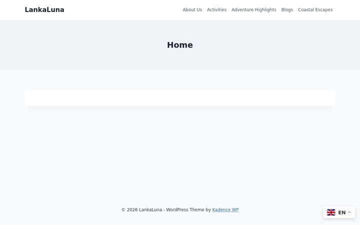 Screenshot of lankaluna.com