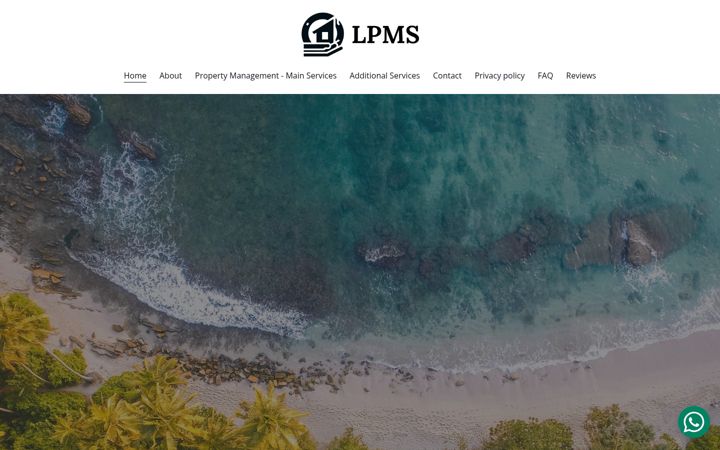 Screenshot of lankapropertymanagementservices.com