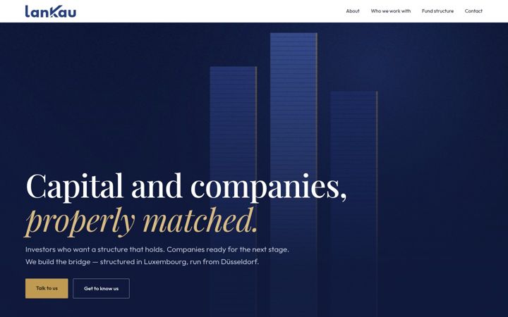 Screenshot of lankau.net