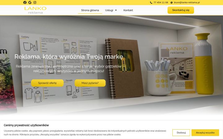Screenshot of lanko-reklama.pl