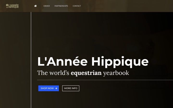 Screenshot of lanneehippique.com
