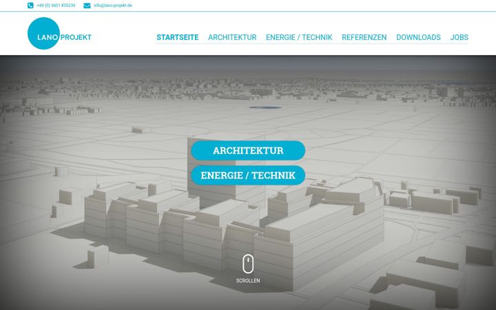 Screenshot of lano-projekt.de