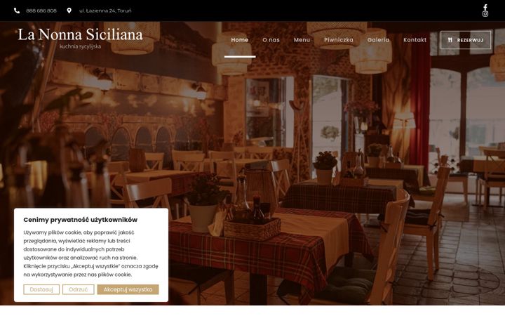Screenshot of lanonnasiciliana.pl