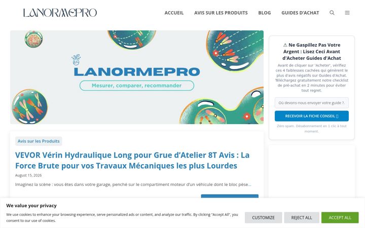 Screenshot of lanormepro.com