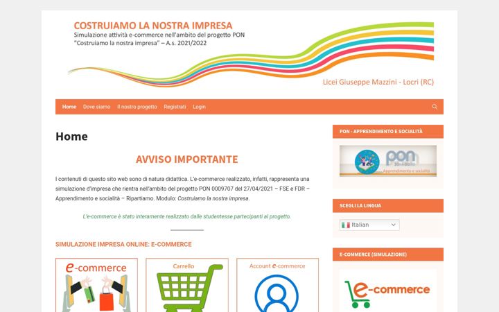 Screenshot of lanostraimpresa.altervista.org