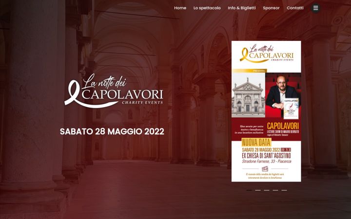 Screenshot of lanottedeicapolavori.it