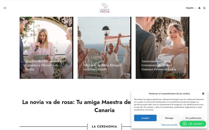 Screenshot of lanoviavaderosa.es
